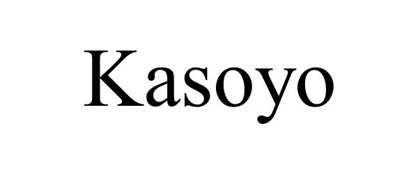 Trademark Logo KASOYO