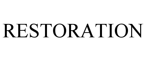 Trademark Logo RESTORATION
