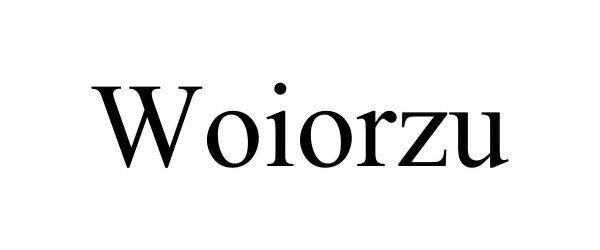Trademark Logo WOIORZU