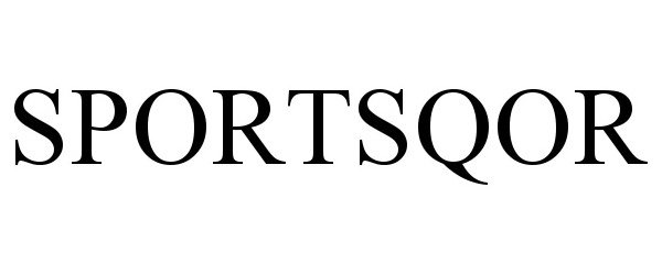 Trademark Logo SPORTSQOR