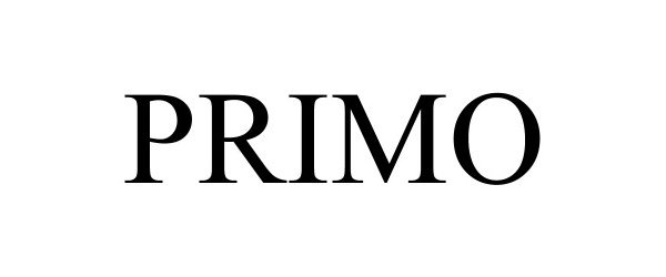 PRIMO - Primo Gold Clothing Trademark Registration