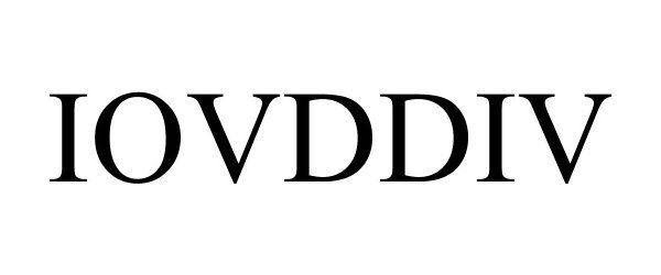 Trademark Logo IOVDDIV