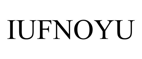 Trademark Logo IUFNOYU