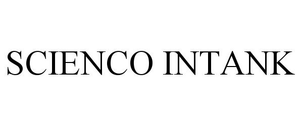 Trademark Logo SCIENCO INTANK