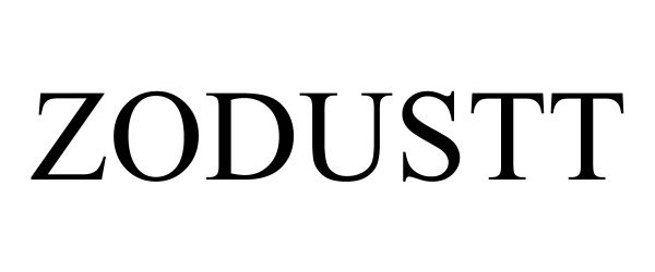 Trademark Logo ZODUSTT
