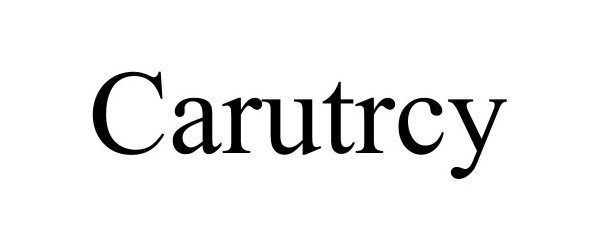 Trademark Logo CARUTRCY