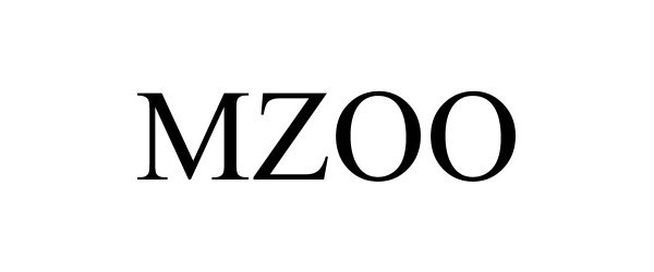 Trademark Logo MZOO