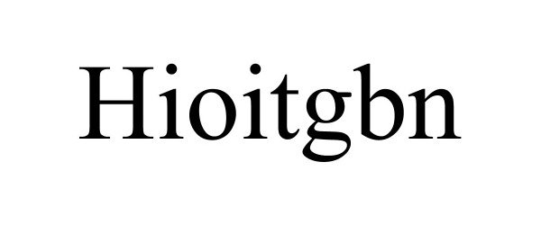 Trademark Logo HIOITGBN