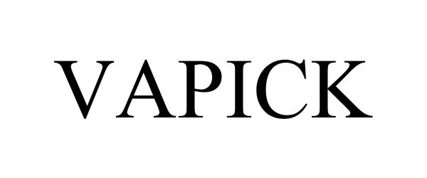 Trademark Logo VAPICK