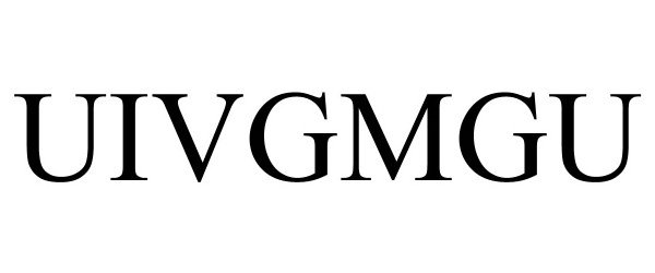 Trademark Logo UIVGMGU
