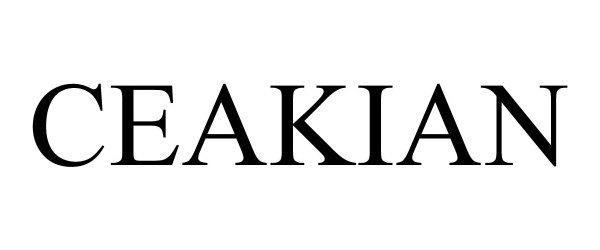 Trademark Logo CEAKIAN