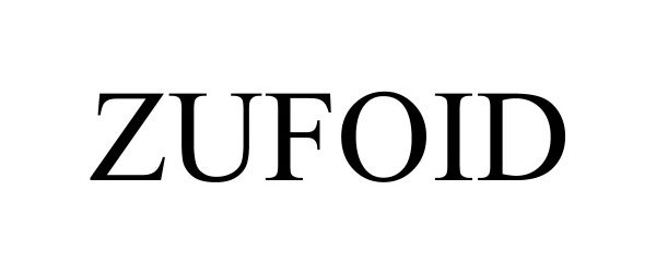 Trademark Logo ZUFOID