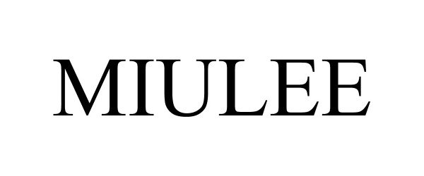 Trademark Logo MIULEE