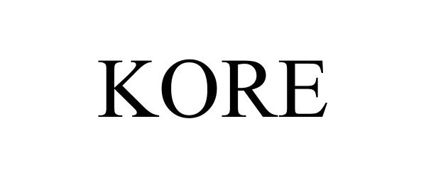 Trademark Logo KORE