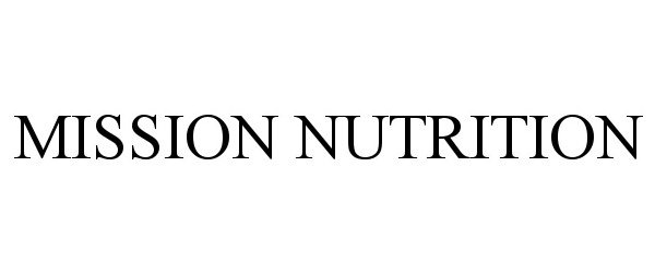 MISSION NUTRITION