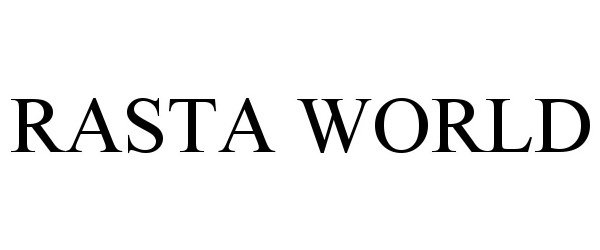 Trademark Logo RASTA WORLD