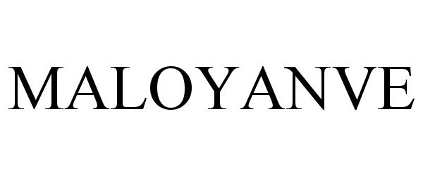 Trademark Logo MALOYANVE