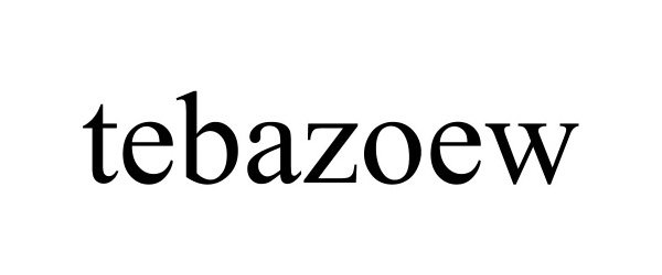Trademark Logo TEBAZOEW