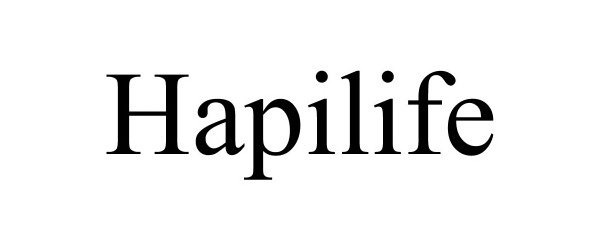 Trademark Logo HAPILIFE