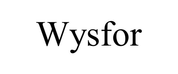  WYSFOR