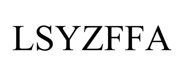 Trademark Logo LSYZFFA
