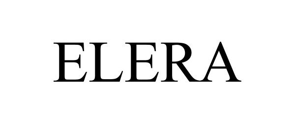 Trademark Logo ELERA