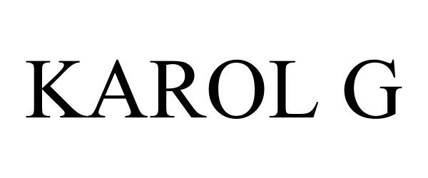 Trademark Logo KAROL G