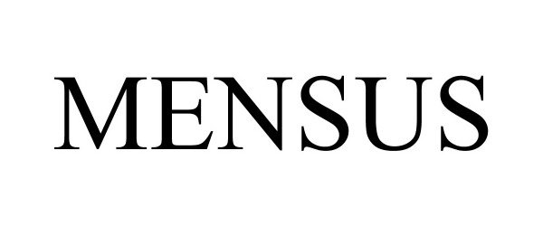 Trademark Logo MENSUS