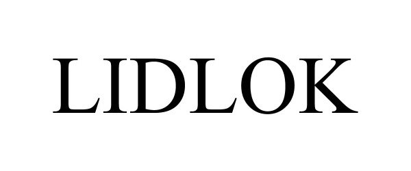 Trademark Logo LIDLOK
