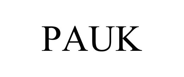 Trademark Logo PAUK