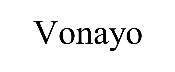 Trademark Logo VONAYO