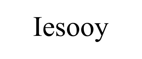 Trademark Logo IESOOY