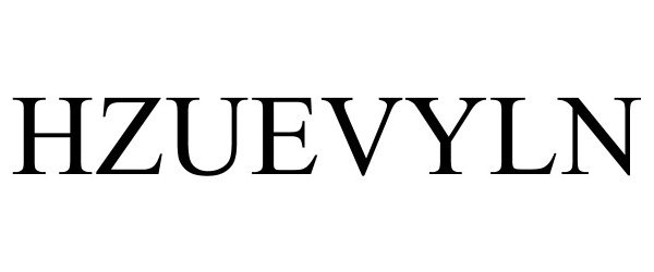 Trademark Logo HZUEVYLN