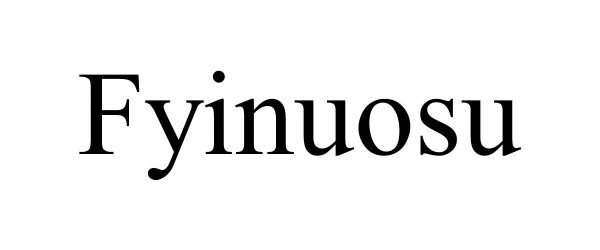 Trademark Logo FYINUOSU