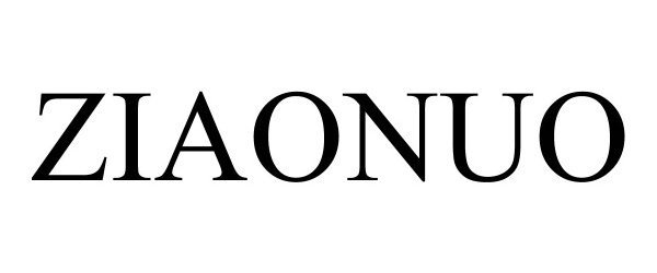 Trademark Logo ZIAONUO