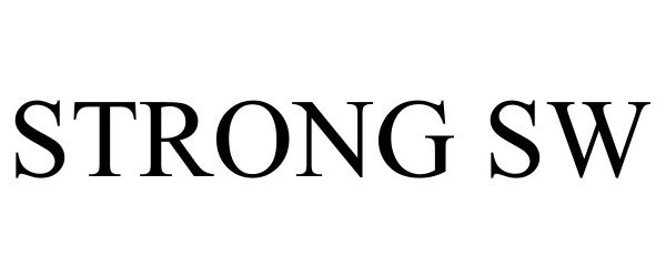 Trademark Logo STRONG SW