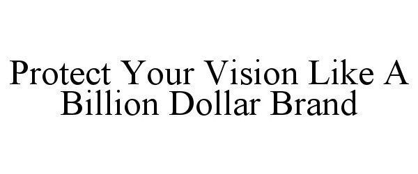  PROTECT YOUR VISION LIKE A BILLION DOLLAR BRAND