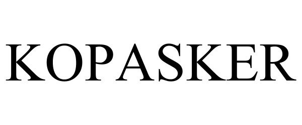 Trademark Logo KOPASKER