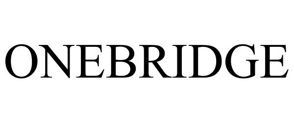 Trademark Logo ONEBRIDGE