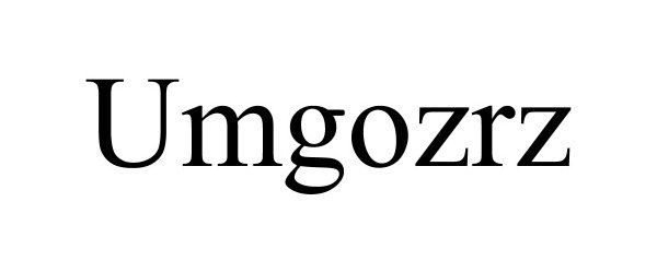  UMGOZRZ