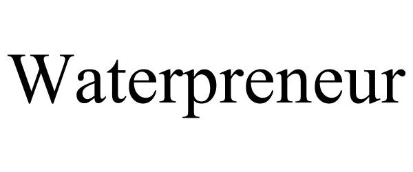 Trademark Logo WATERPRENEUR