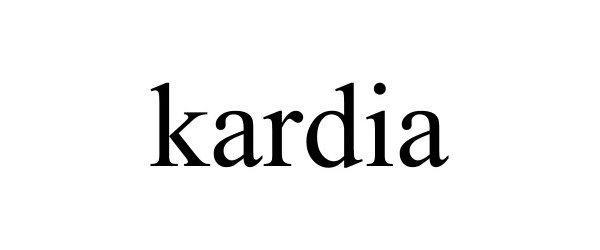 Trademark Logo KARDIA