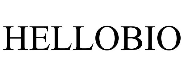 Trademark Logo HELLOBIO