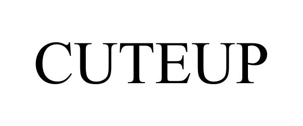 Trademark Logo CUTEUP