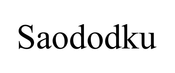 Trademark Logo SAODODKU