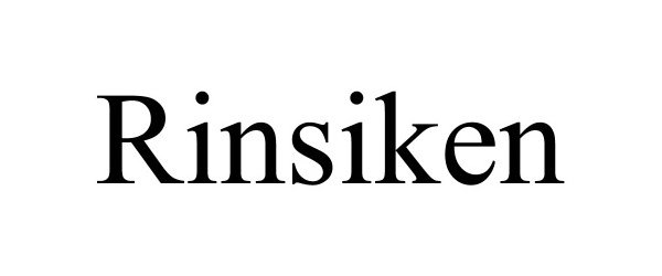 Trademark Logo RINSIKEN