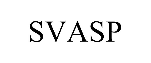 Trademark Logo SVASP