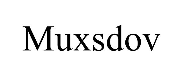 Trademark Logo MUXSDOV
