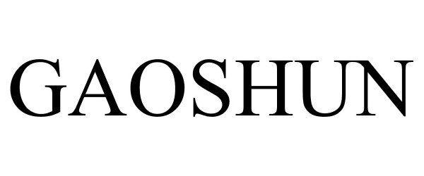 Trademark Logo GAOSHUN