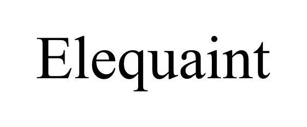 Trademark Logo ELEQUAINT